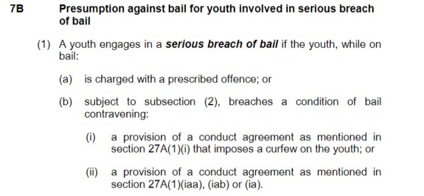 Source: Northern Territory Bail Act 1982.