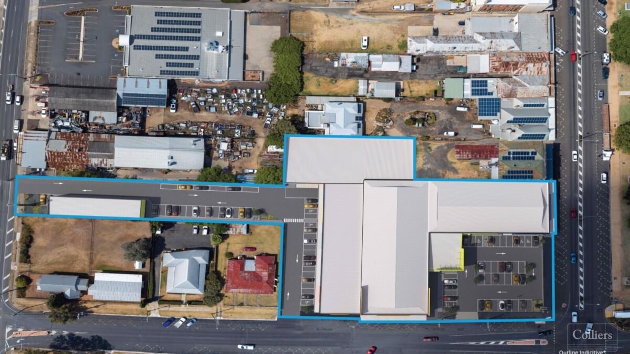 Business firm Colliers have announced plans to transform the former site of Bunnings on Palmerin St into a real estate precinct, dubbed Home & Co (Photo: Colliers)