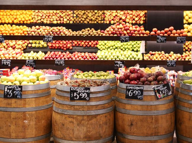 A fresh food market and Asian grocer have opened shop next to the new Woolworths supermarket at Cairns Central. Some of the fresh fruit and vegetables available at the new store Excel Fresh. Picture: Brendan Radke