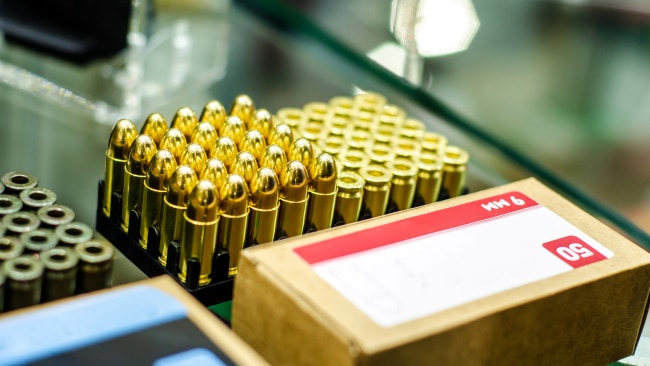 Soaring gun sales in the US have led to a shortage in ammunition. Picture: Getty Images