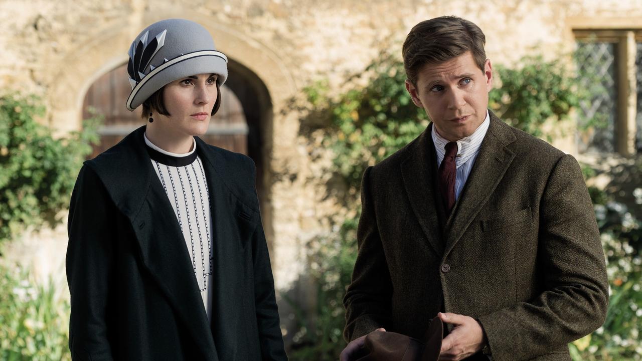Michelle Dockery and Allen Leech in a scene from Downton Abbey the movie; 2019. Picture: Supplied.