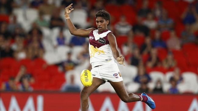 Keidean Coleman returns for the Lions in the QClash. Picture: Darrian Traynor/Getty Images