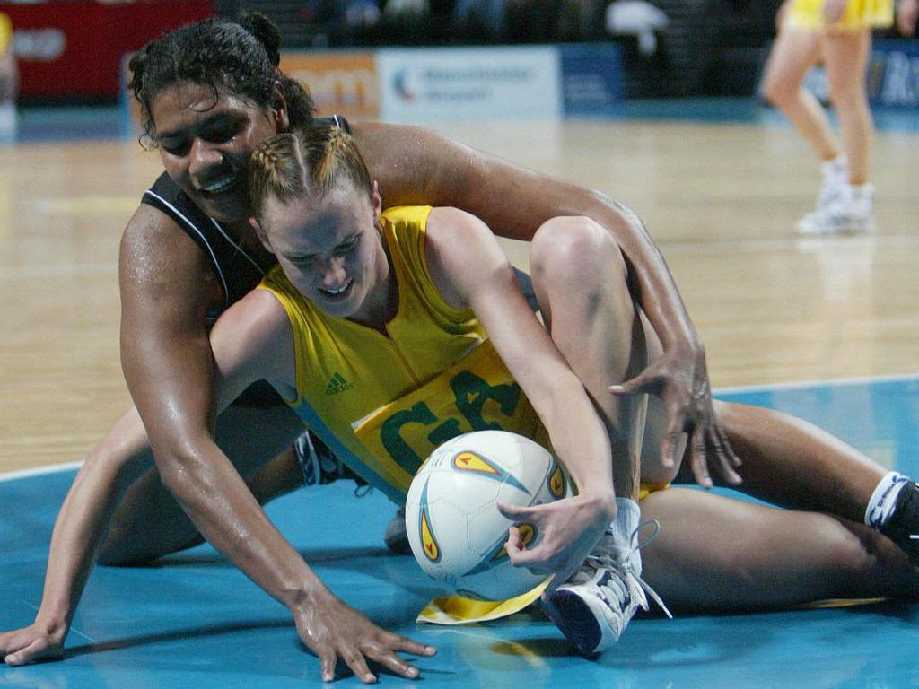 McMahon left everything on the court in that gold medal match. Picture: Leon Mead