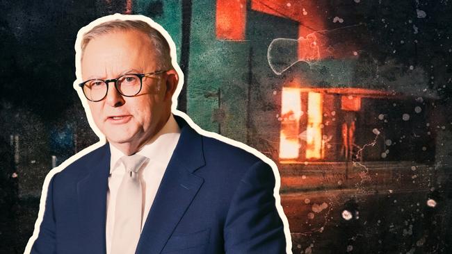 Australia’s peak Jewish body has launched a scathing attack on Anthony Albanese for saying his government has done “what we can” to tackle anti-Semitism. Artwork: Frank Ling.