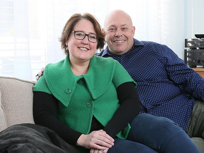 Barbara and Tim Cox have returned to Tasmania from Queensland but will continue to work for their Queensland-based employers. Picture: SAM ROSEWARNE