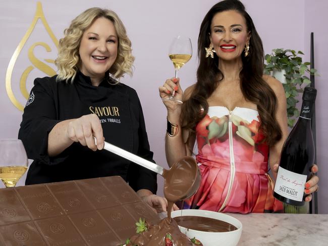 The Chocolate Queen Kirsten Tibballs and The Champagne Dame Kyla Kirkpatrick are the perfect pairing, hitting Brisbane this weekend for the Good Food and Wine Show