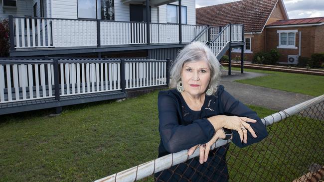 St Lukes Theatre Society vice-president Ros Dempsey. She is concerned about Anglican Church plans for the hall. Picture: AAP/Renae Droop