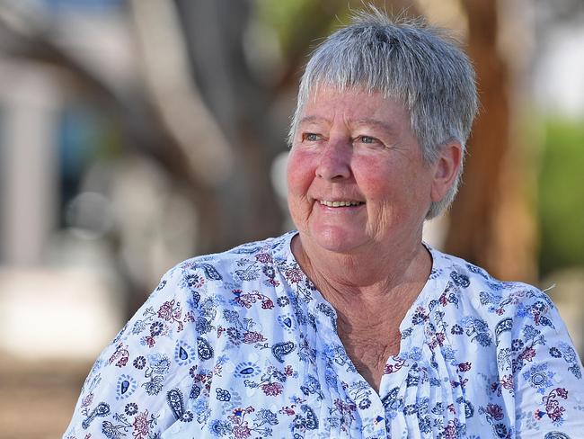 08/12/20 -  Liz Stanley helps to run the Original Open Market at Christies Beach which donates all profits to those in need in the community.Picture: Tom Huntley