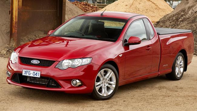 Beginning of the end: the FG Falcon ute, released in 2008. Picture: Supplied