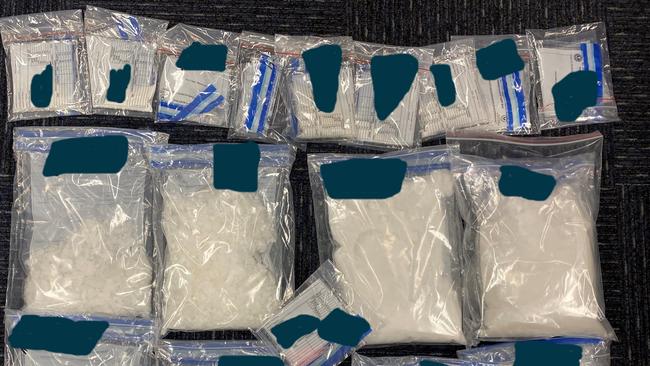 Some of the drugs seized after police busted a drug-trafficking syndicate in the southern suburbs. Picture: SA Police