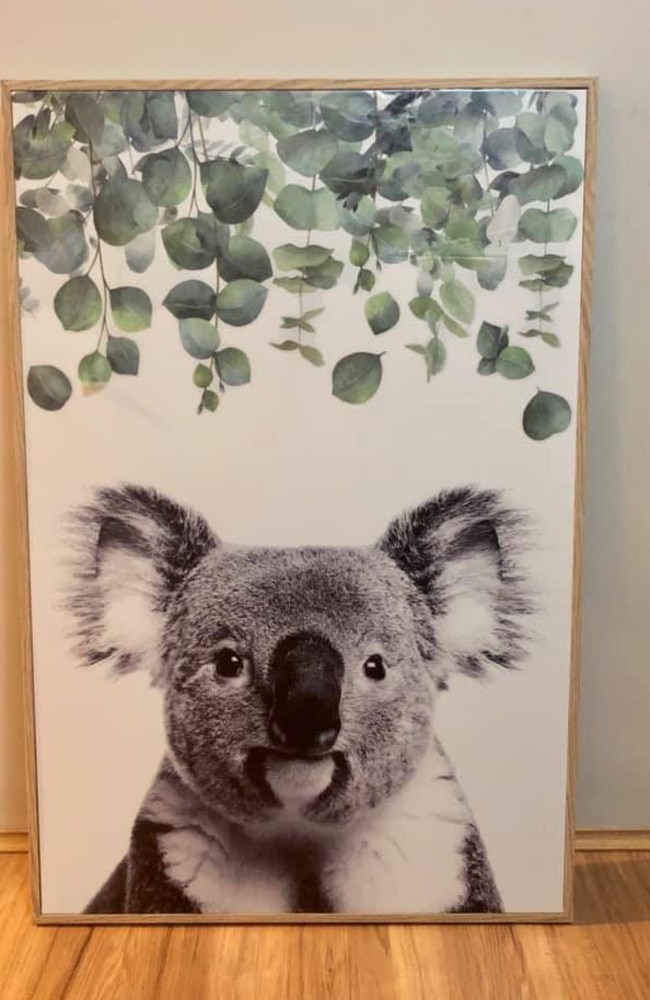 Kmart Australia's eerie find in Framed Clouds Canvas wall print