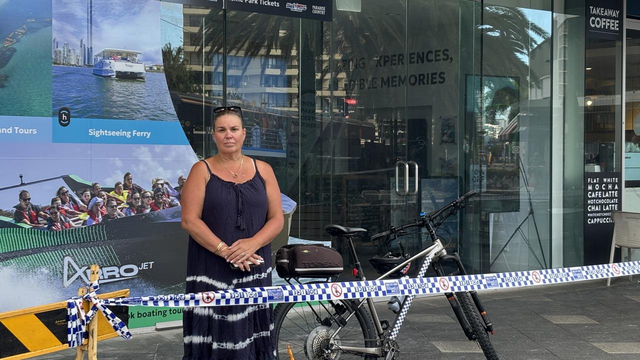 Leah Nicholson was on holidays with her wife and daughter on the Gold Coast, staying at the Hilton Surfers Paradise. March 14, 2025. Picture: Jacklyn O'Brien.