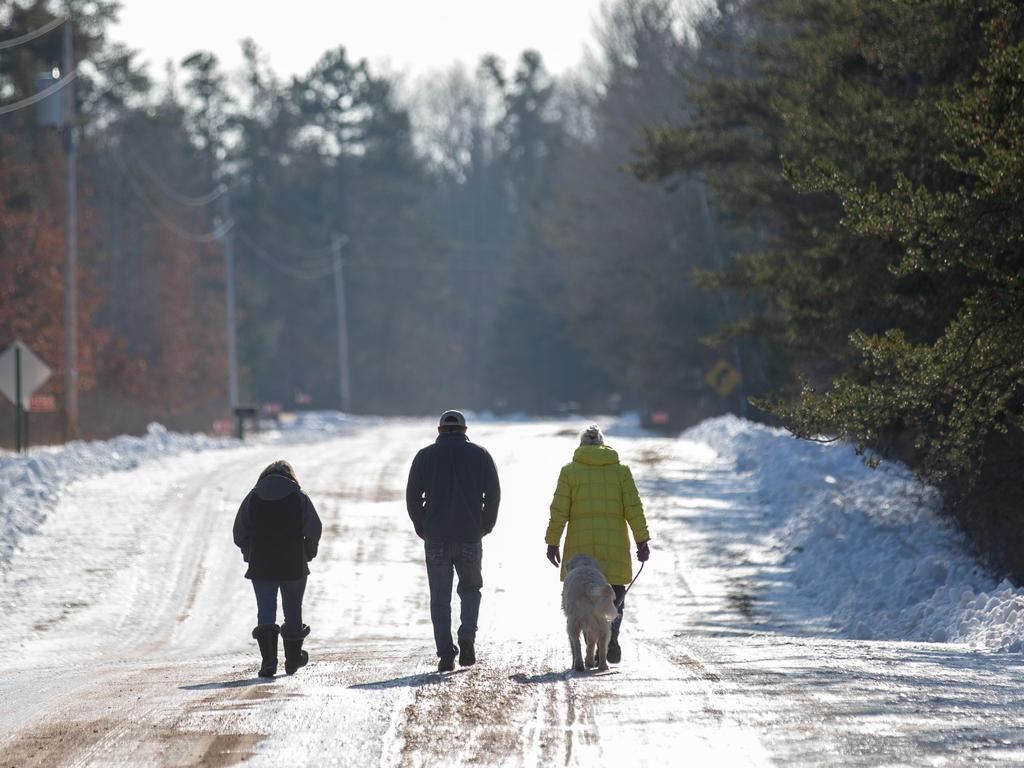 The street where Jeanne Nutter encountered teenage Jayme emerging from the woods. Picture: Kerem Yucel