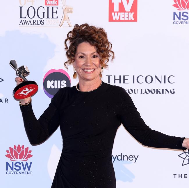 Kitty Flanagan at this year’s TV Week Logie Awards. Picture: Hanna Lassen