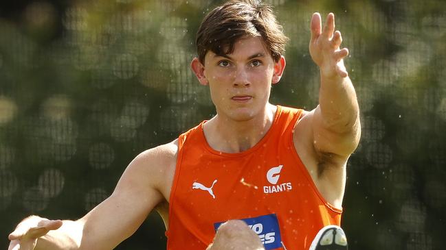 Conor Stone will make his debut for GWS this weekend. Picture: Phil Hillyard