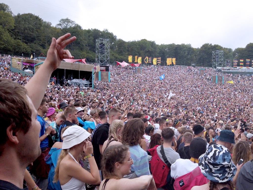 Boomtown crowds in the UK.