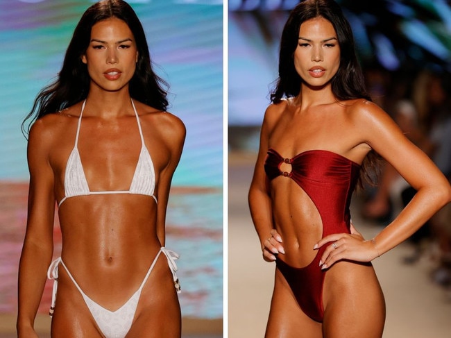 Trans model makes catwalk debut in Miami. Picture: