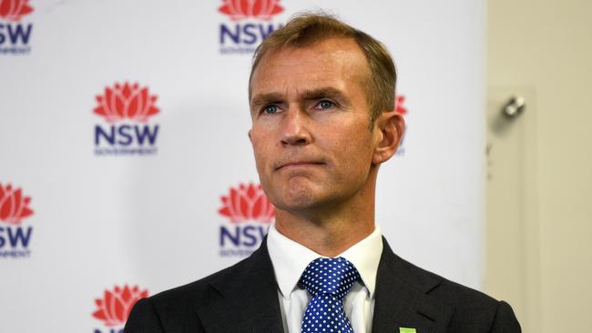 The treasurer has met with Planning Minister Rob Stokes to begin mapping out a plan. Picture: AAP Image/Bianca De Marchi