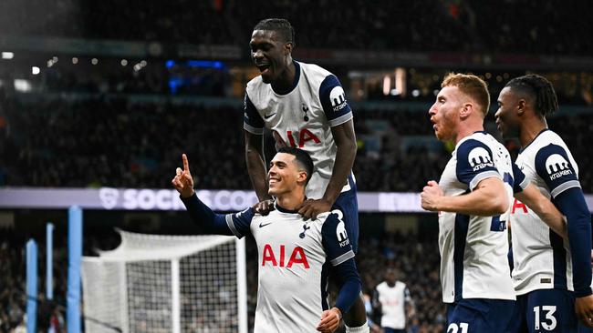 Tottenham claimed a big win. (Photo by Paul ELLIS / AFP)