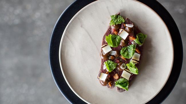 Rare kangaroo, garlic, blood lime. Picture: Born Social