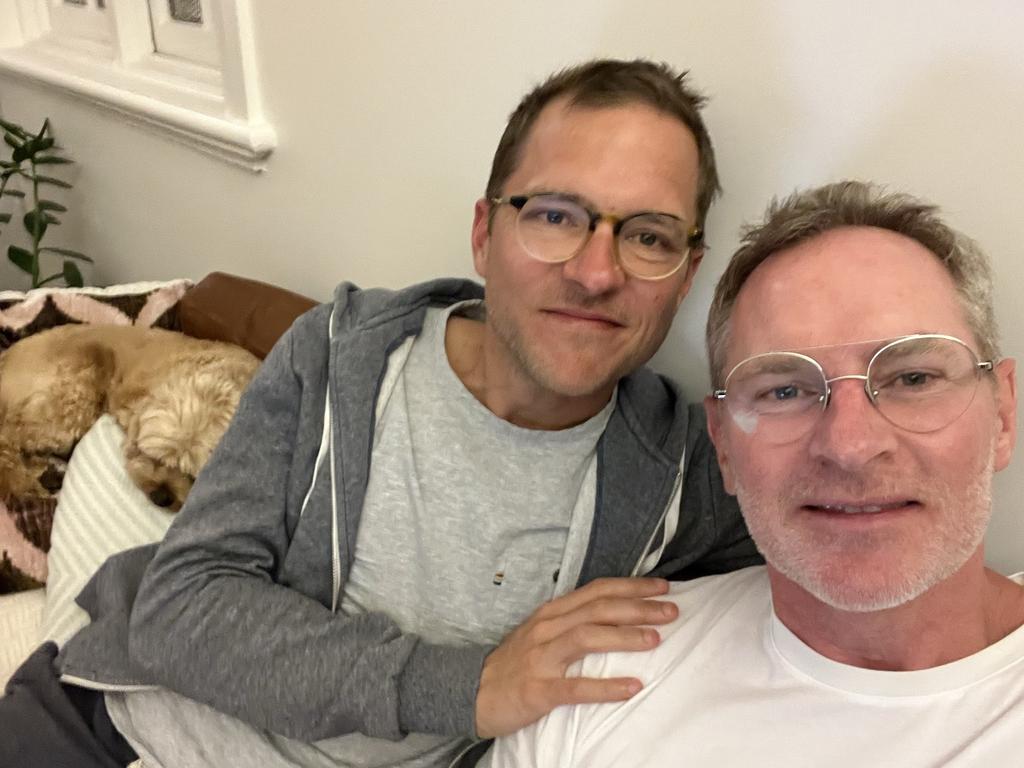 John Moore (right) and Joey Schaasberg were keen to bring natural light into their apartment and refresh the tired 1990s decor.