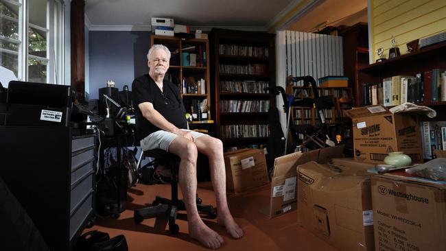 December 17 marks 12 months since the worst flood in Cairns' history. Machans Beach resident Brett Hitchens's house was damaged by floodwater, with the retired teacher only moving back in last month. Picture: Brendan Radke