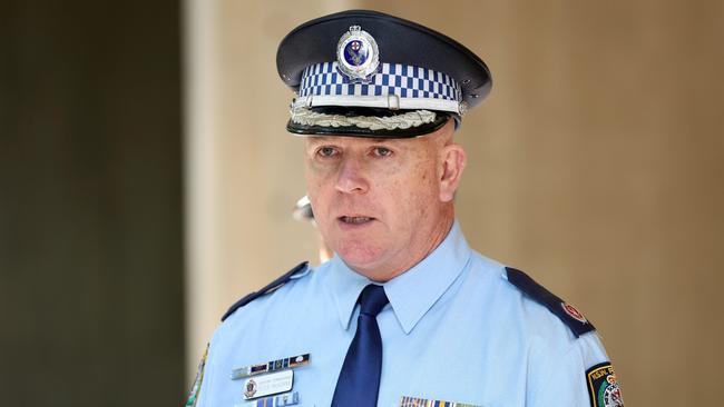 Assistant Commissioner Peter McKenna said he was ‘very pleased’ about how the protest went.Picture: NewsWire / Damian Shaw