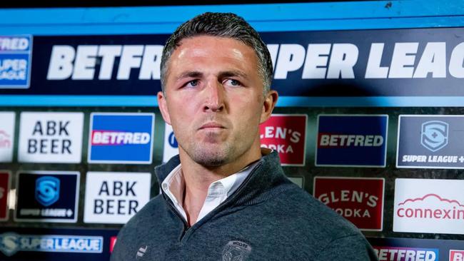 Warrington Wolves coach Sam Burgess.