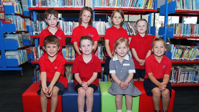 Portarlington Primary School LC2 Back row L-R: Harrison Mckenna, Lenni Walton, Ella Pearce, Grace Hanson. Front row: Monte Kilpatrick, Archie Liddicoat, Ivy Potocnik, Violet Forssman.