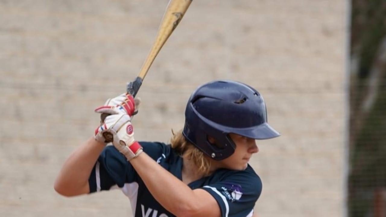 Jordan Ellis playing for Victoria at an under-16 level. Picture: