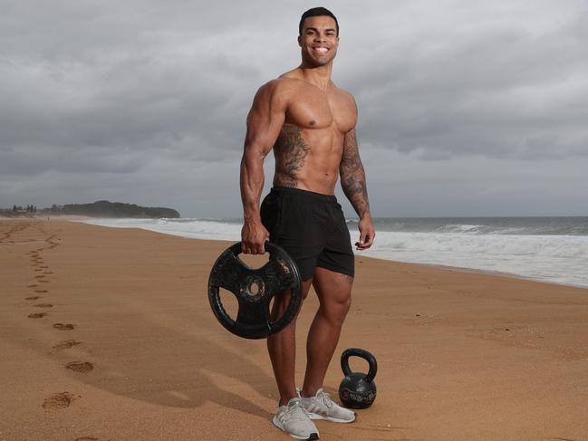 Personal trainer Alex Ritchie, 27, from Narrabeen understands the pressure of body image for boys admitting he over-exercised as a teen. Picture: David Swift