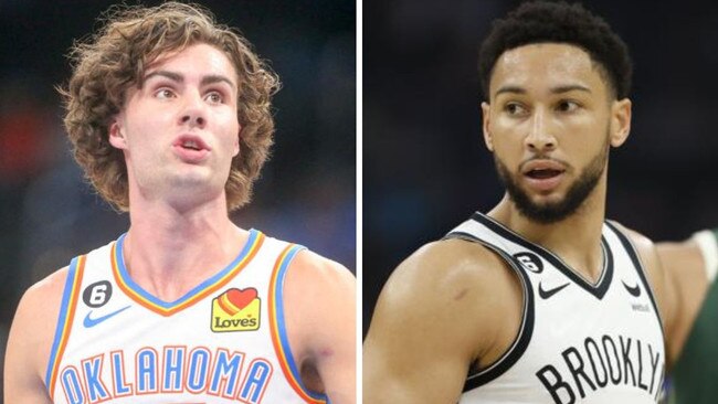 Josh Giddey and Ben Simmons.