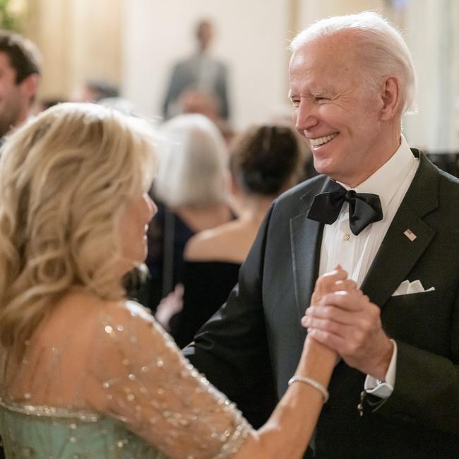 Jill Biden and President Joe Biden celebrate his 80th birthday.
