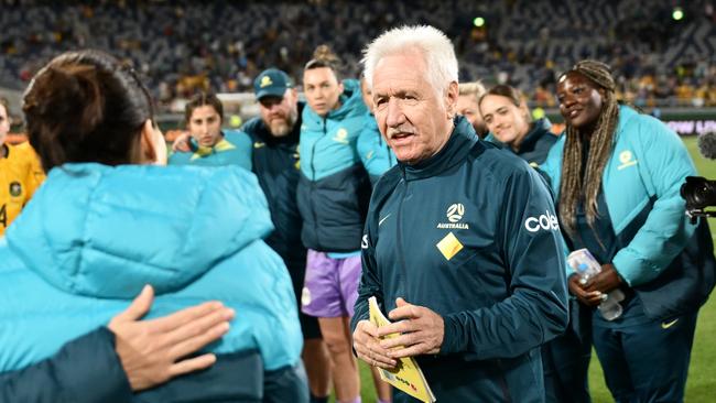 Interim Matildas coach Tom Sermanni has been in charge since August. Picture: Quinn Rooney/Getty Images