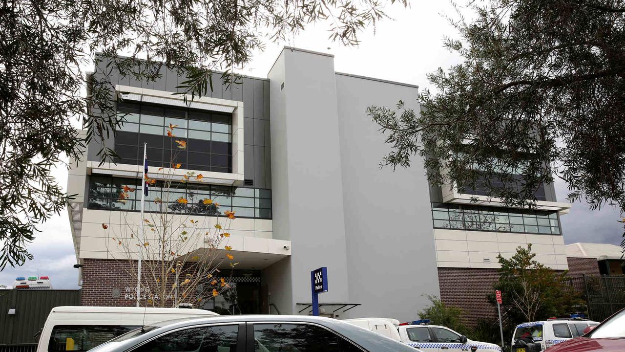 Shay Horn was arrested and taken to Wyong Police Station.