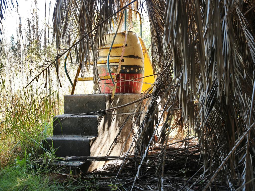 Pictured is the remains of what was Magic Kingdom theme park in Lansvale in Sydneys west. It operated in the 1970s and 80's but has been abandoned since the mid 90's. Picture: Richard Dobson