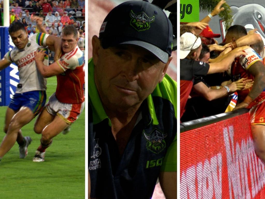 NRL 2023, The Dolphins v Canberra Raiders, round 2 match report, match  highlights, coaches comments, big plays