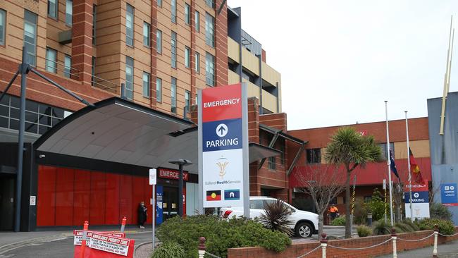 The Herald Sun has been told a teen suicided near Ballarat Base Hospital after leaving in the middle of the night. Picture: Brendan Beckett