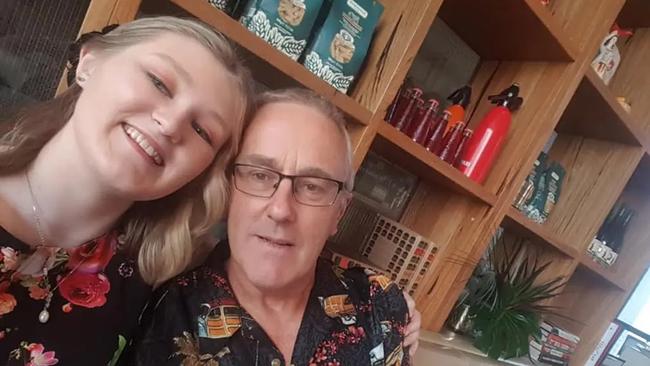 Jess Haylock and her Dad Laurie.