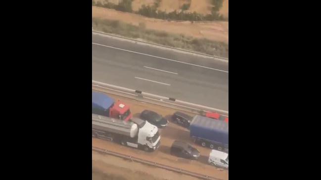 Aerial Footage Shows Devastation Following Deadly Flood In Valencia ...