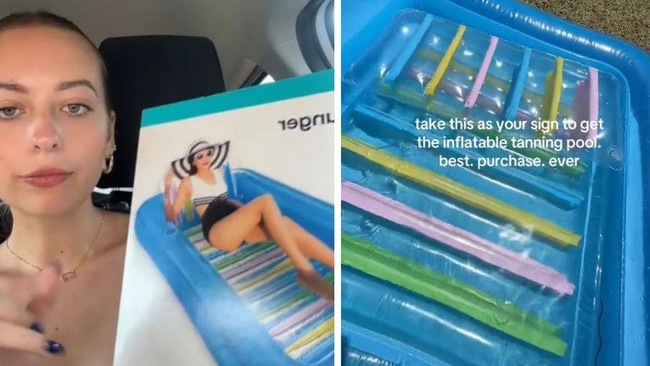 A pool lounger is going viral on TikTok