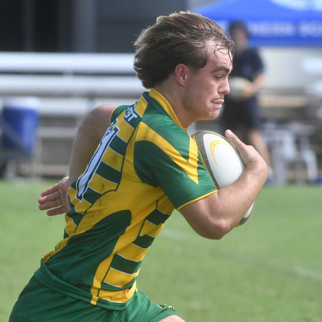 Brock Coombes. QLD Rugby Union State Championships (17-18 years boys) at the Townsville Sports Precinct. Friday May 23. Sunshine Coast against Metro West. Picture: Evan Morgan