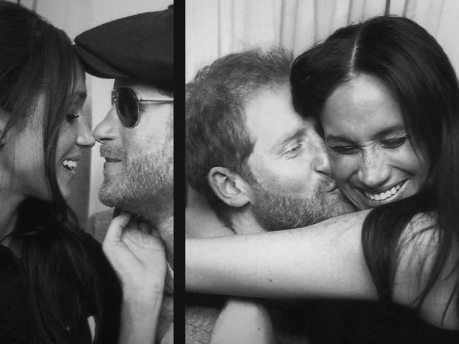 Prince Harry and Meghan Markle give the world a glimpse into their ‘love story’ in Harry &amp; Meghan. Picture: Netflix