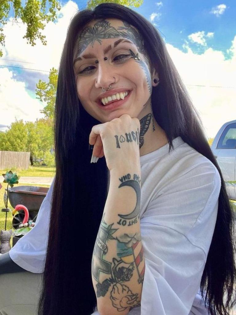 Woman with tattooed eyeballs doesn't care when she is called a 'demon