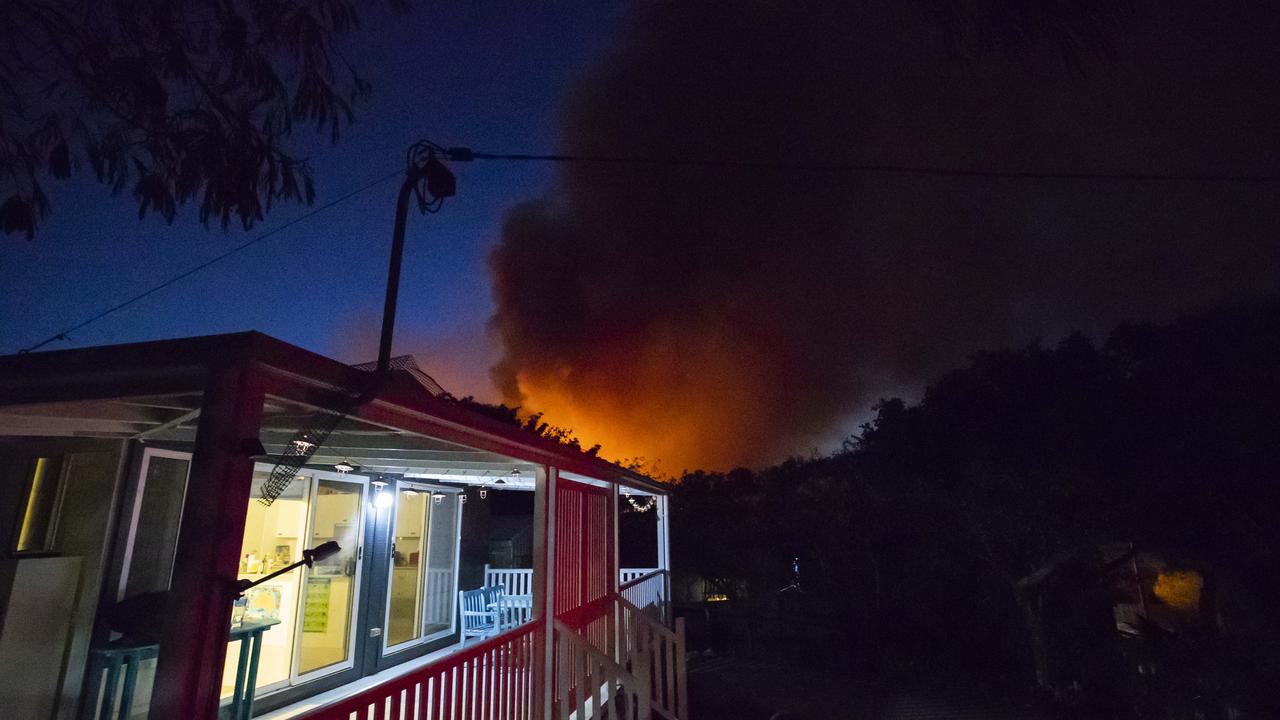 The terrifying view from Lachie Millard’s Peregian Beach home. Picture: Lachie Millard