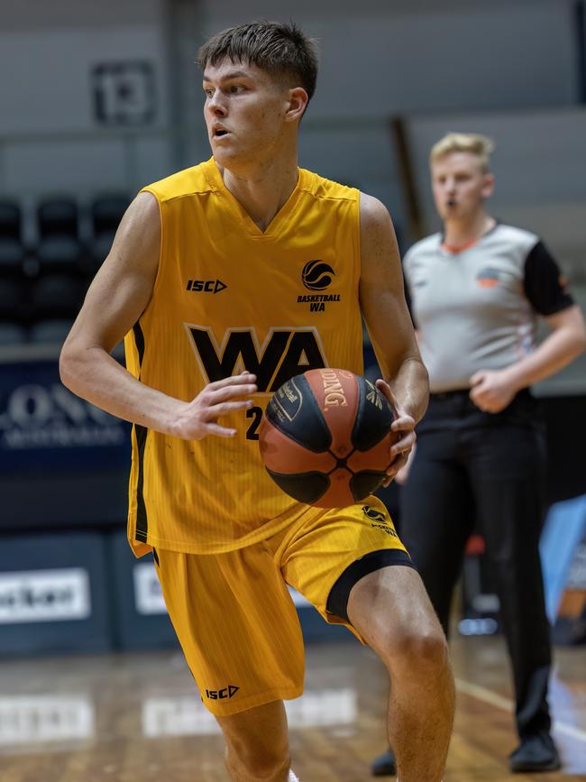 Western Australia's Ben Henshall during the Under-20 National Championships. Picture: Chris Burd