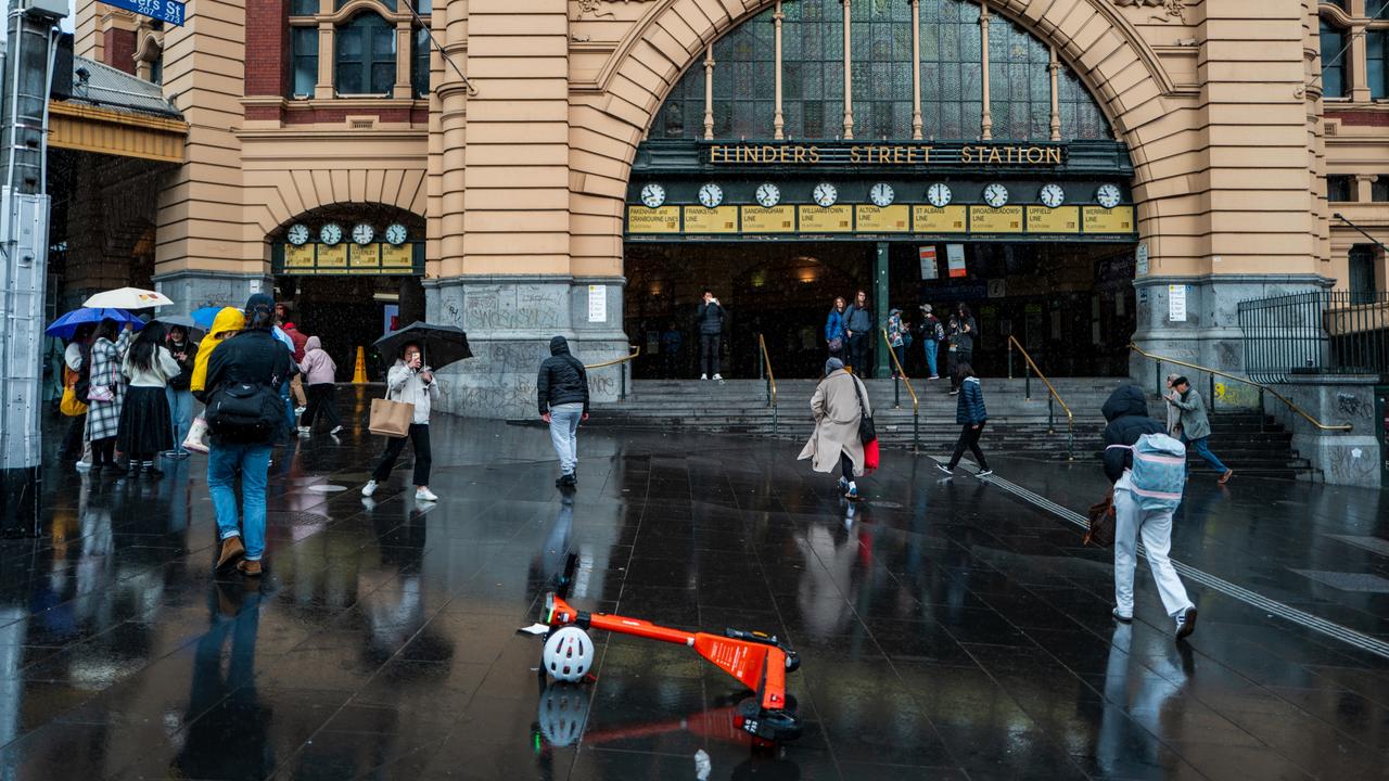 There are 1500 share-hire e-scooters permitted to be used in Melbourne. Picture: NewsWire / Tamati Smith