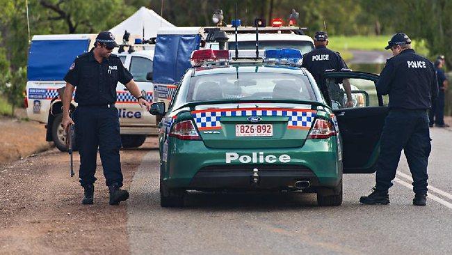 Police search croc attack