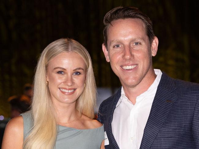 Jacqueline Bojanowski, Glenn O’Kearney at the YP Gold Coast City Leaders Forum, 2023. Picture: Celeste Humphrey