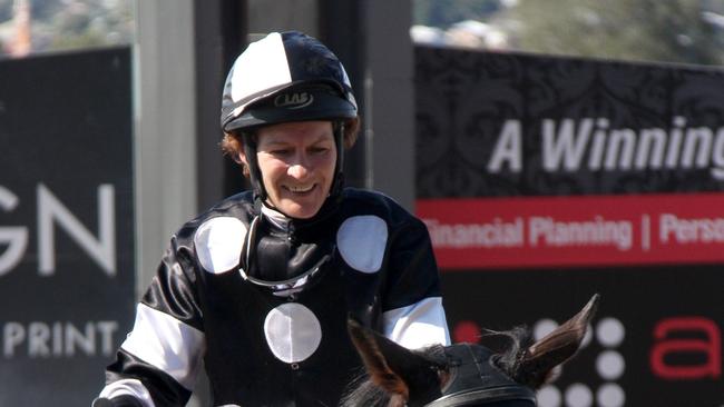 Desiree Gill at the Gympie Turf Races. Photo: David Crossley.